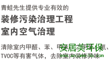 青蛙先生专业除甲醛：甲醛污染源头治理是关建