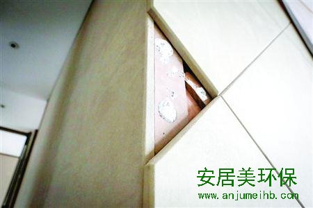  业主将室内装饰板材送检后，发现甲醛含量明显超标。　/晨报记者　张佳琪